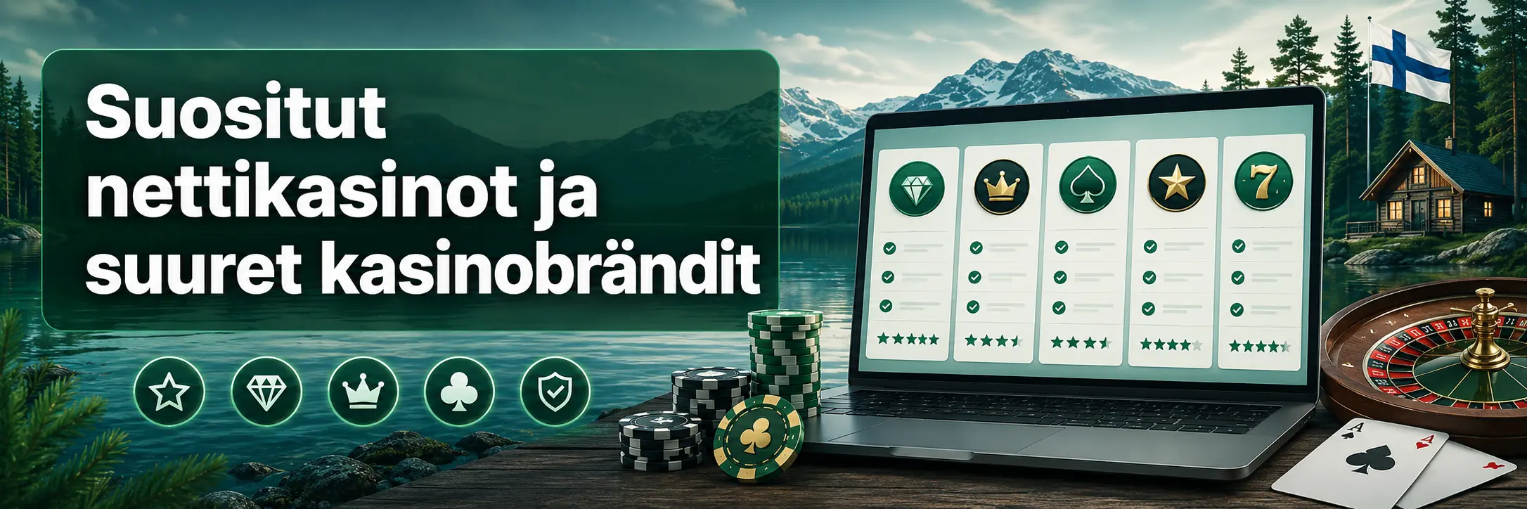 Suositut nettikasinot ja tunnetut brändit Playkasinot-sivustolla