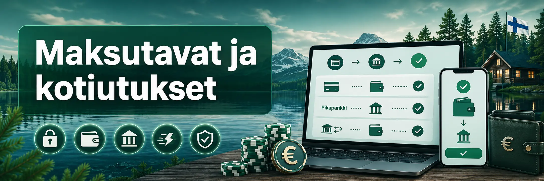 Maksutavat ja kotiutukset Playkasinot-oppaassa